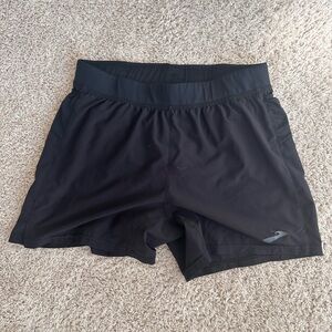 Brooks Black Men's Running Shorts 5”